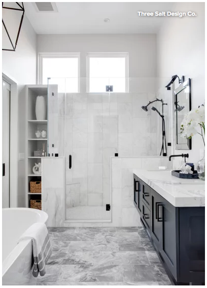 Black & White Bathroom Design