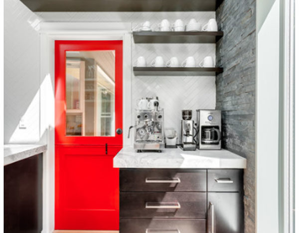 Create your own Coffee Bar at home! Take a look at these photos for inspiration to create a coffee corner in your home to save time and money!