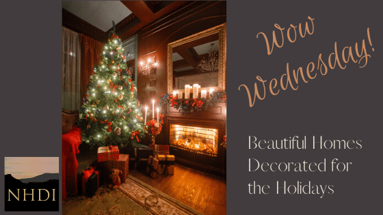 This week's Wow Wednesday features a beautiful Christmas fireplace scene to inspire you in your Holiday decorating!