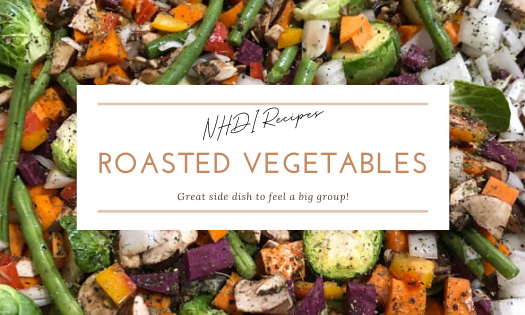Roasted Vegetables, a recipe from New Horizons Development, Inc.
