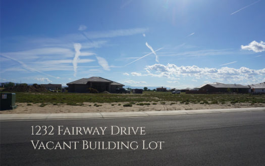 1232 Fairway Drive is a ⅓ acre vacant building lot in Adobe Falls Subdivision in Fruita, Colorado