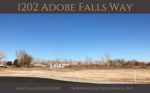 1202 Adobe Falls Way is a 0.44 acre vacant building lot in Adobe Falls Subdivision in Fruita, CO.